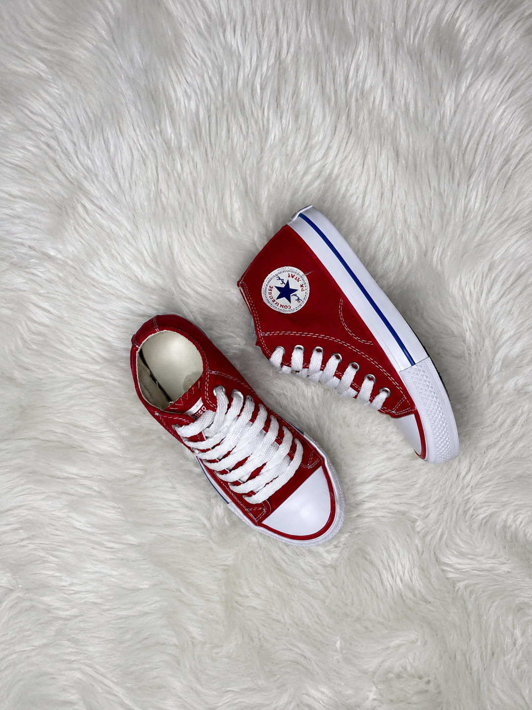Botita Converse Lona Rojo