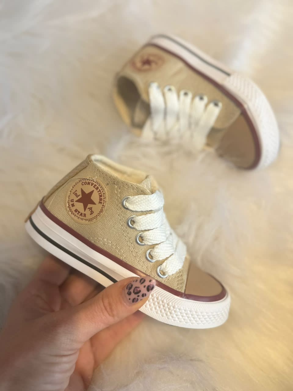 Botita Lona Beige