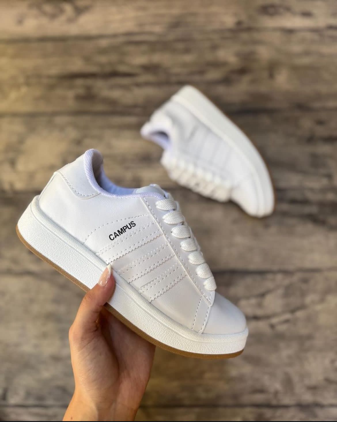 Adidas Campus Eco Cuero Blanco