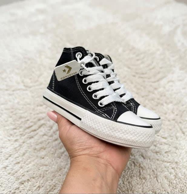 Botita Converse Niño Lona Negro Premium