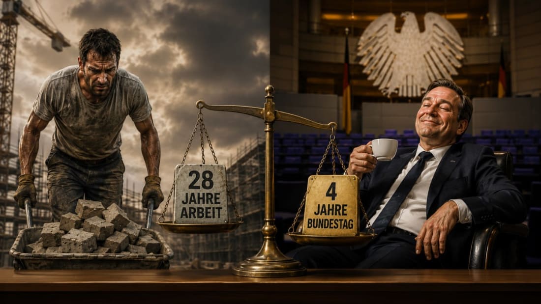 Bundestag Berlin – Politische Altersversorgung und Privilegien im Vergleich
