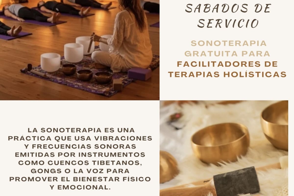 SABADOS DE SEVA: Sonoterapia gratuita para FACILITADORES DE TERAPIAS HOLÍSTICAS 