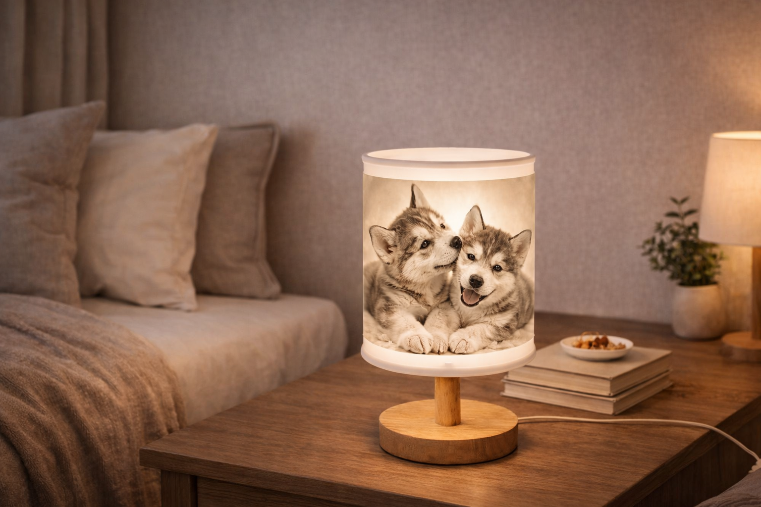 Litofanía iluminada