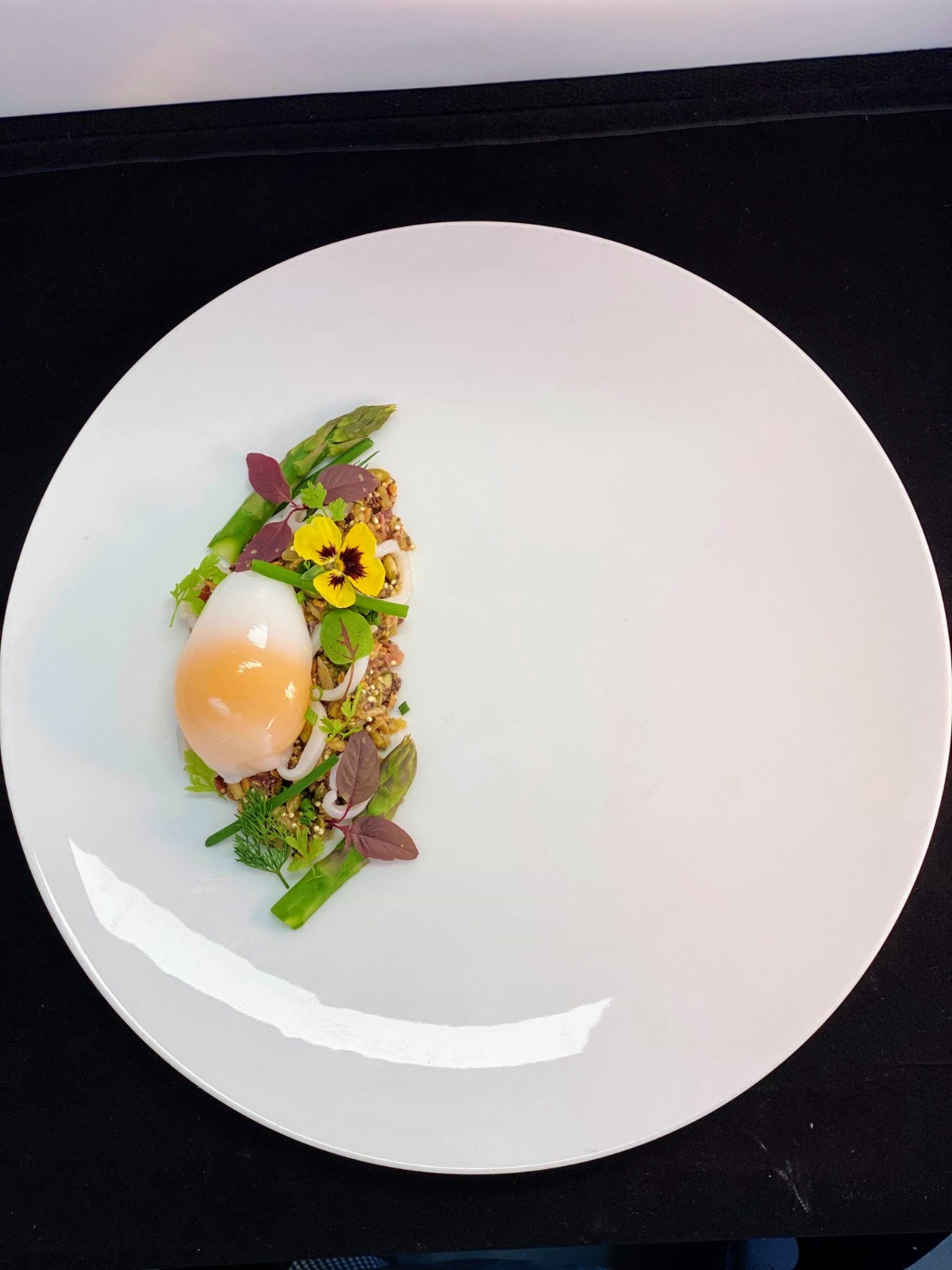 Smoked 63 Degree Egg with Prosciutto Crumb