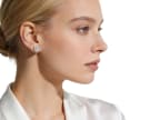 Cœur Lumière Studs worn on ear — portrait