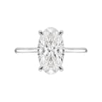 Oval Cut Diamond Solitaire Ring — hero view
