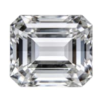Emerald cut diamond