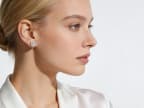 Cœur Lumière Studs worn on ear — portrait