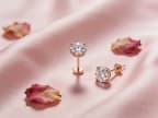Soleil Rosé Studs — blush lifestyle