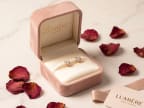 Soleil Rosé Studs — gift box presentation