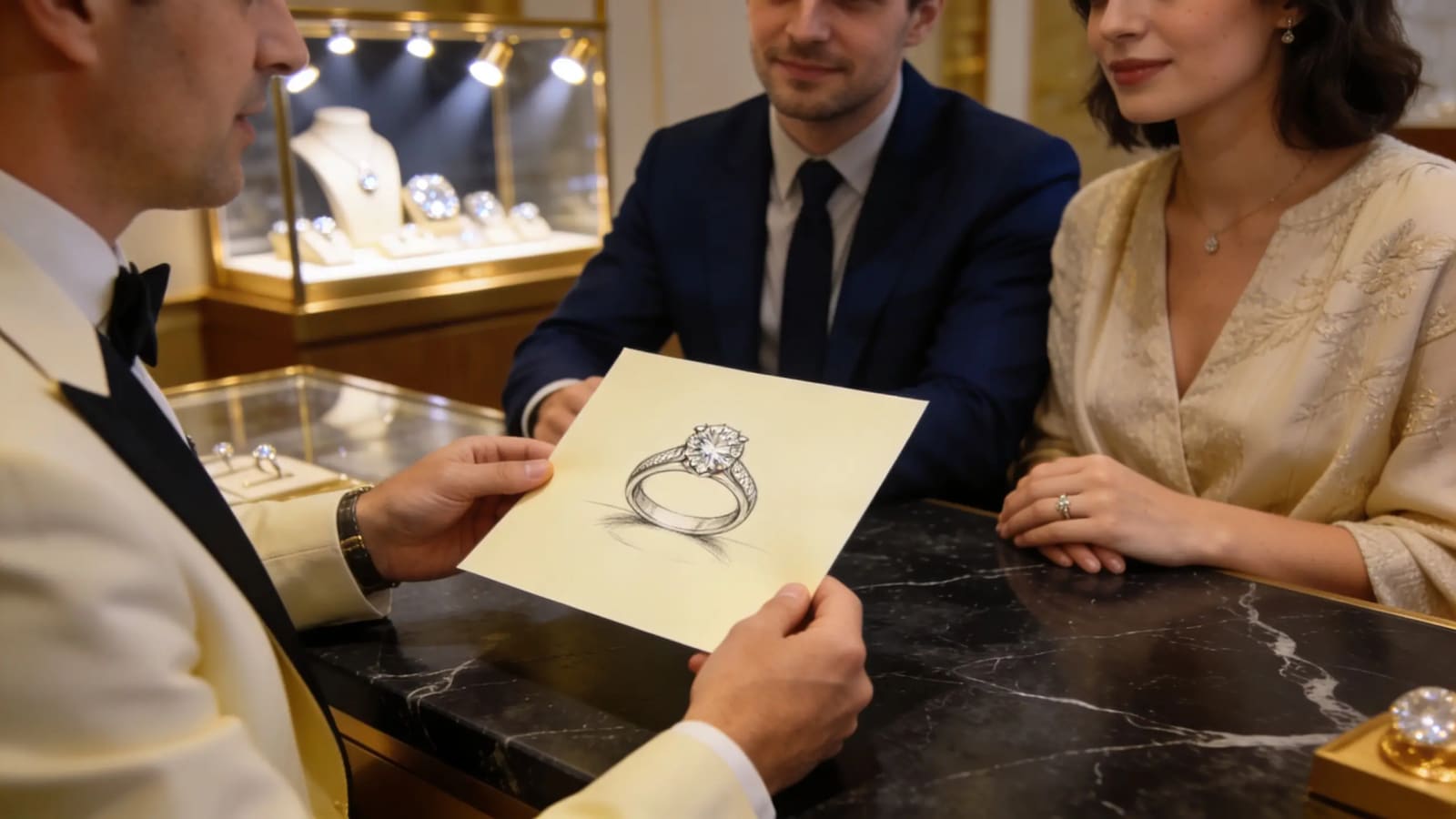 Private bespoke jewellery consultation at Grown Lab Diamond Antwerp