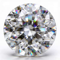 Round brilliant cut diamond