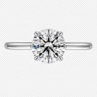 Platinum Solitaire Round Brilliant ring