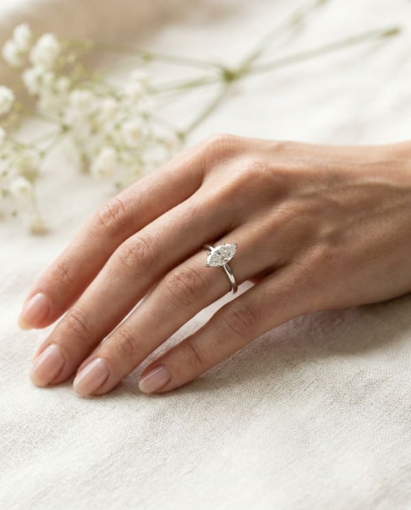 Marquise Solitaire Ring