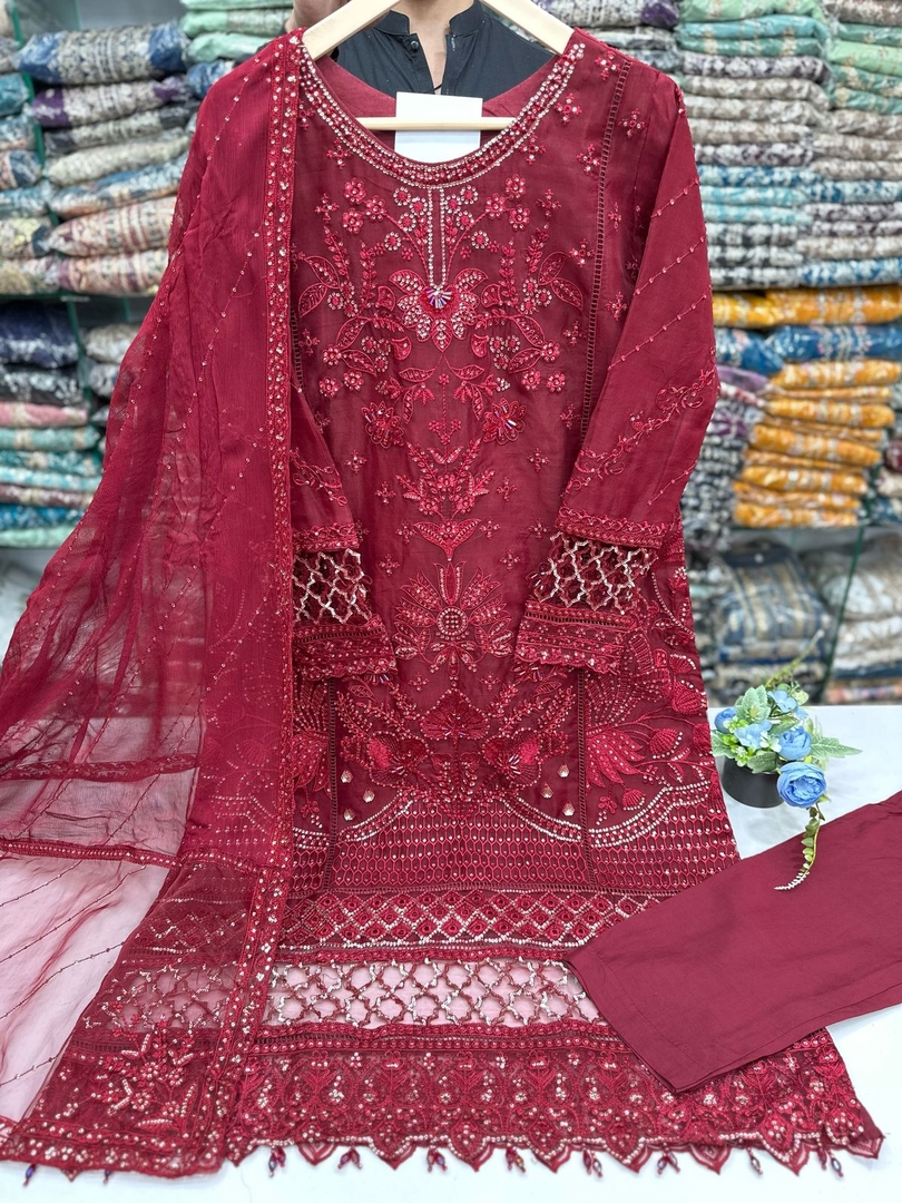 Organza Cutwork Style