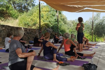 Hatha og yin yoga p Kreta