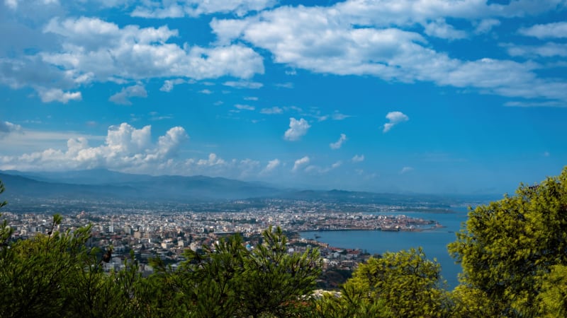 Yoga og udsigtspunkt over Chania