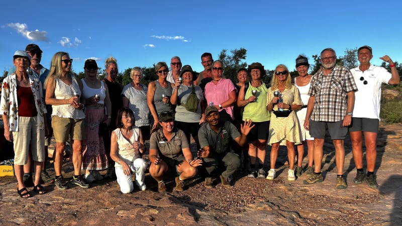 Big Five i Welgevonden, safari til fods og bobler
