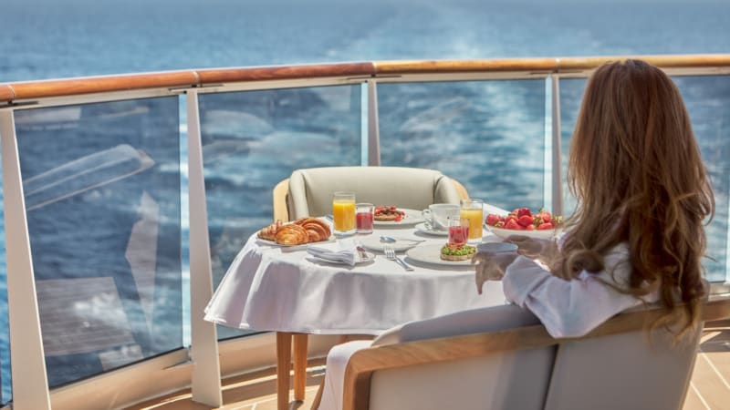 En rolig dag p havet