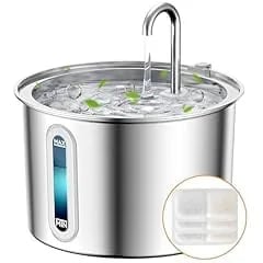 Foto cliente: fontanella per cani in acciaio inox ultra silenziosa