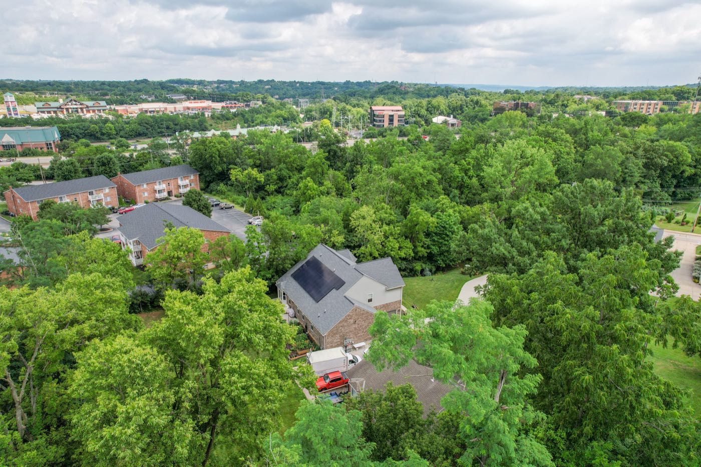 311 Beechwood solar installation drone video