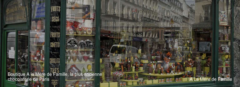 Boutique A la Mère de Famille, la plus ancienne chocolaterie de Paris A La Mère de Famille