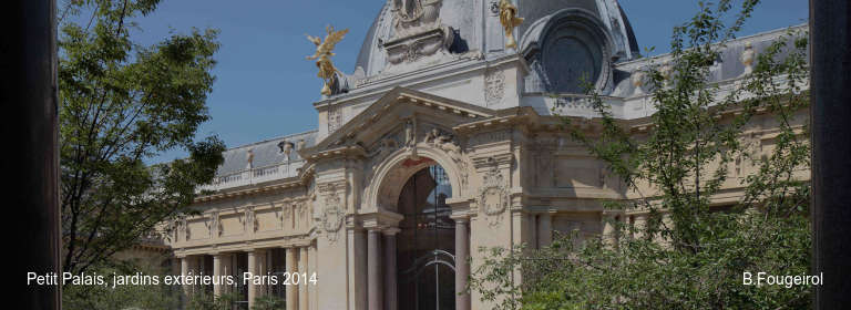 Petit Palais, jardins extérieurs, Paris 2014