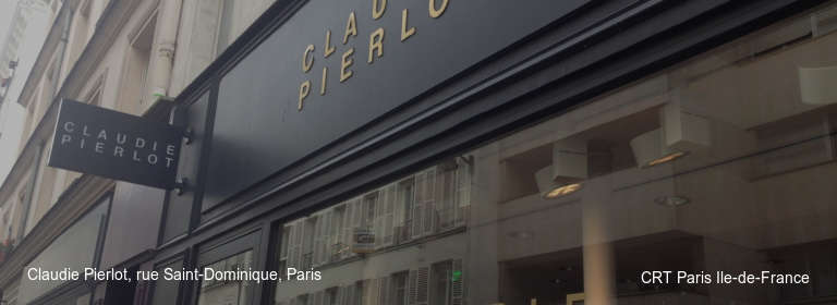 Claudie Pierlot, rue Saint-Dominique, Paris