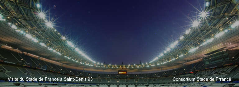 Visite du Stade de France à Saint-Denis 93