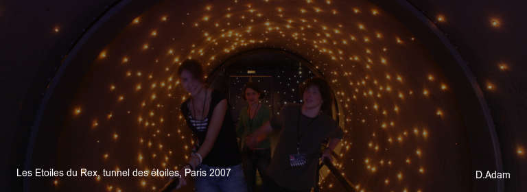 Les Etoiles du Rex, tunnel des étoiles, Paris 2007