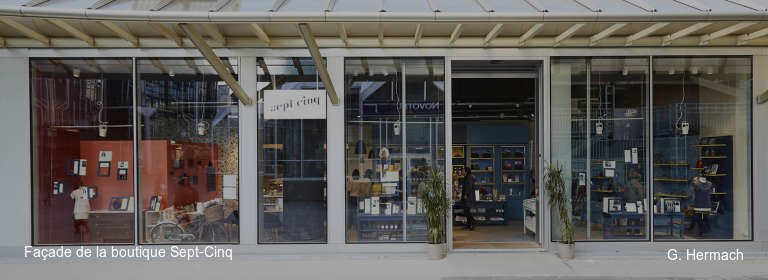 Façade de la boutique Sept-Cinq