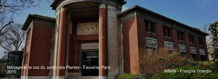 Ménagerie, le zoo du Jardin des Plantes - Fauverie, Paris 2010.