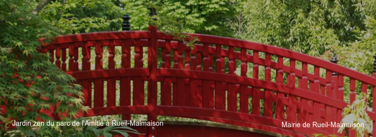 Jardin zen du parc de l'Amitié à Rueil-Malmaison