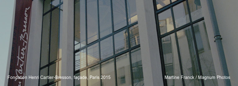 Fondation Henri Cartier-Bresson, façade, Paris 2015 Martine Franck / Magnum Photos