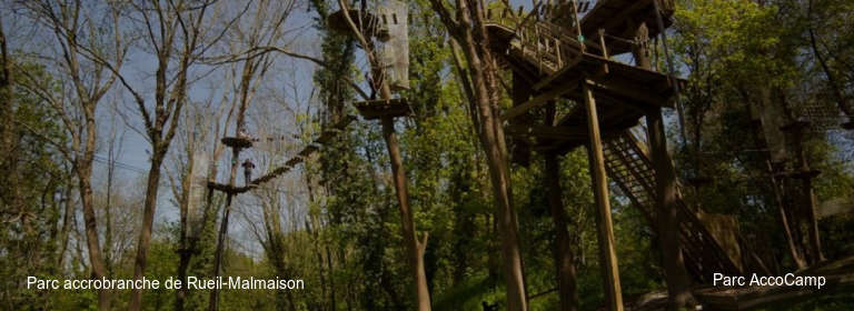 Parc accrobranche de Rueil-Malmaison