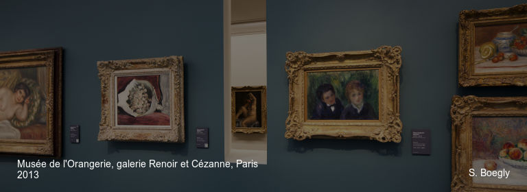 Musée de l'Orangerie, galerie Renoir et Cézanne, Paris 2013 S. Boegly