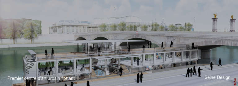 Premier centre d'art urbain flottant