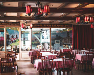 Salle du restaurant La Bonne Franquette, Montmartre