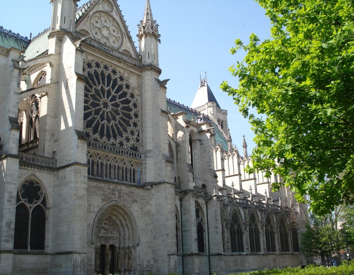 Facade Nord Basilique Cathédrale de Saint-Denis 93