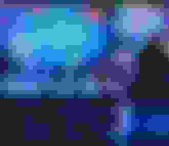 Illuminations from the depths of the sea on the façade of the National Museum of Natural History