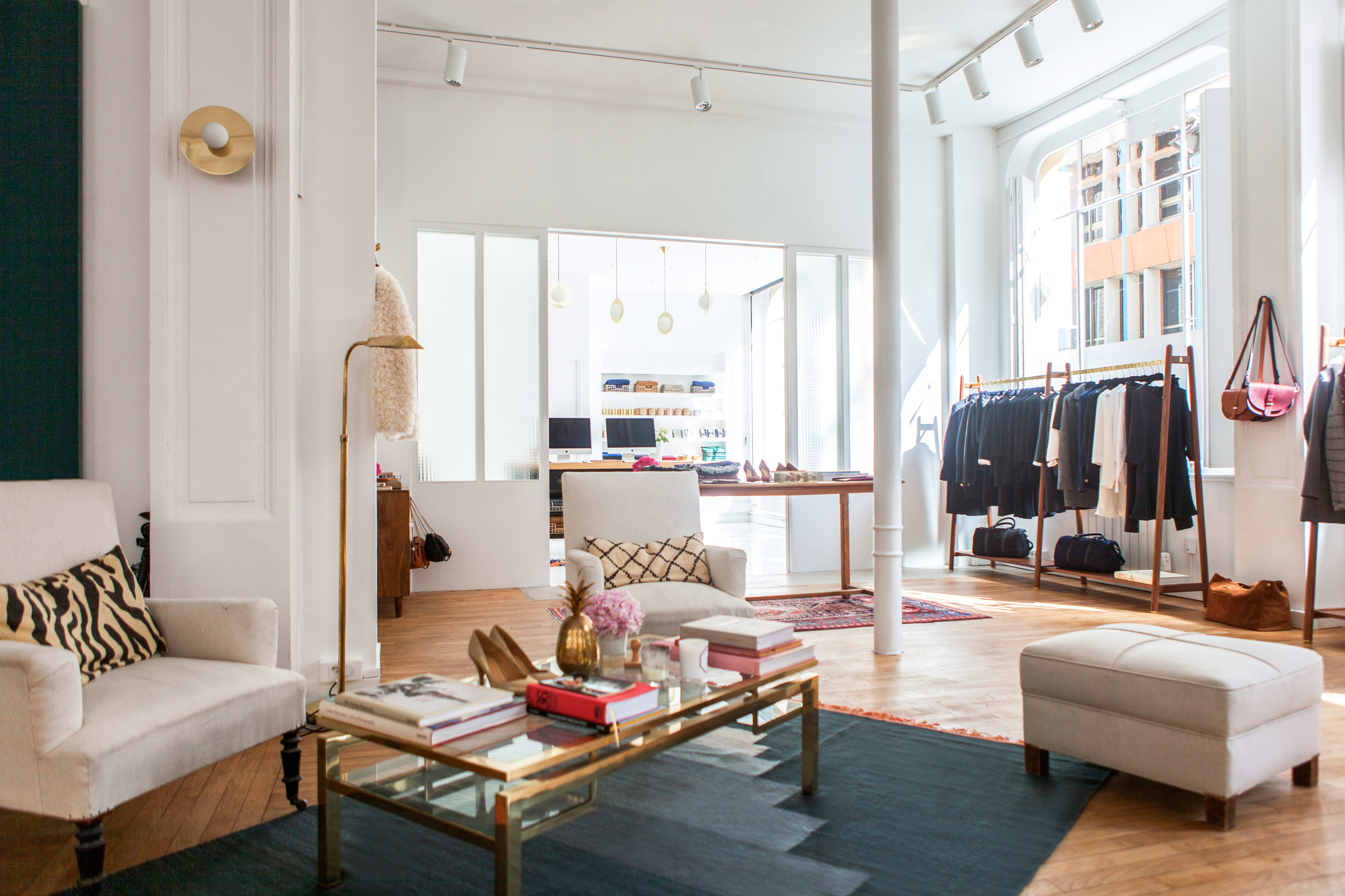 Sézane%252C appartement concept store%252C Paris 2015.