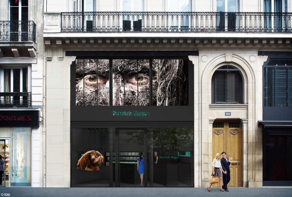 boutique chocolatier Patrick Roger Paris.