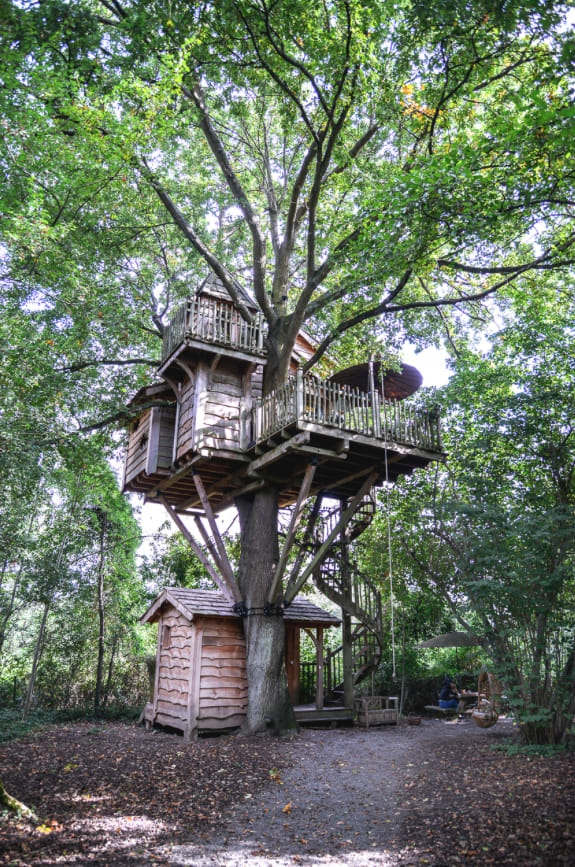 Les Cabanes du Moulin%252C chambres d'hôtes dans les arbres%252C Orly-sur-Morin.