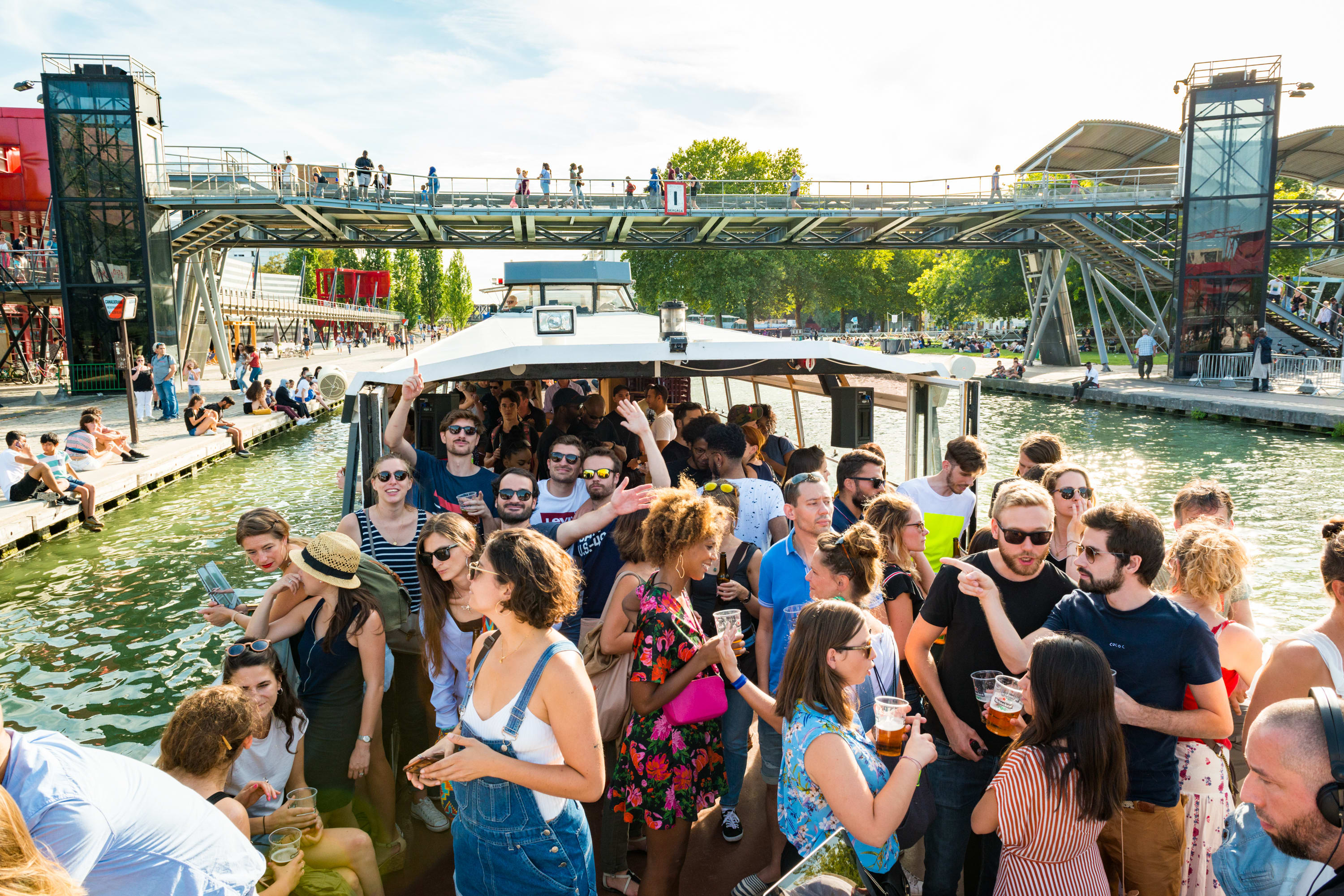 Summer of the Canal Paris 19th Seine-Saint-Denis