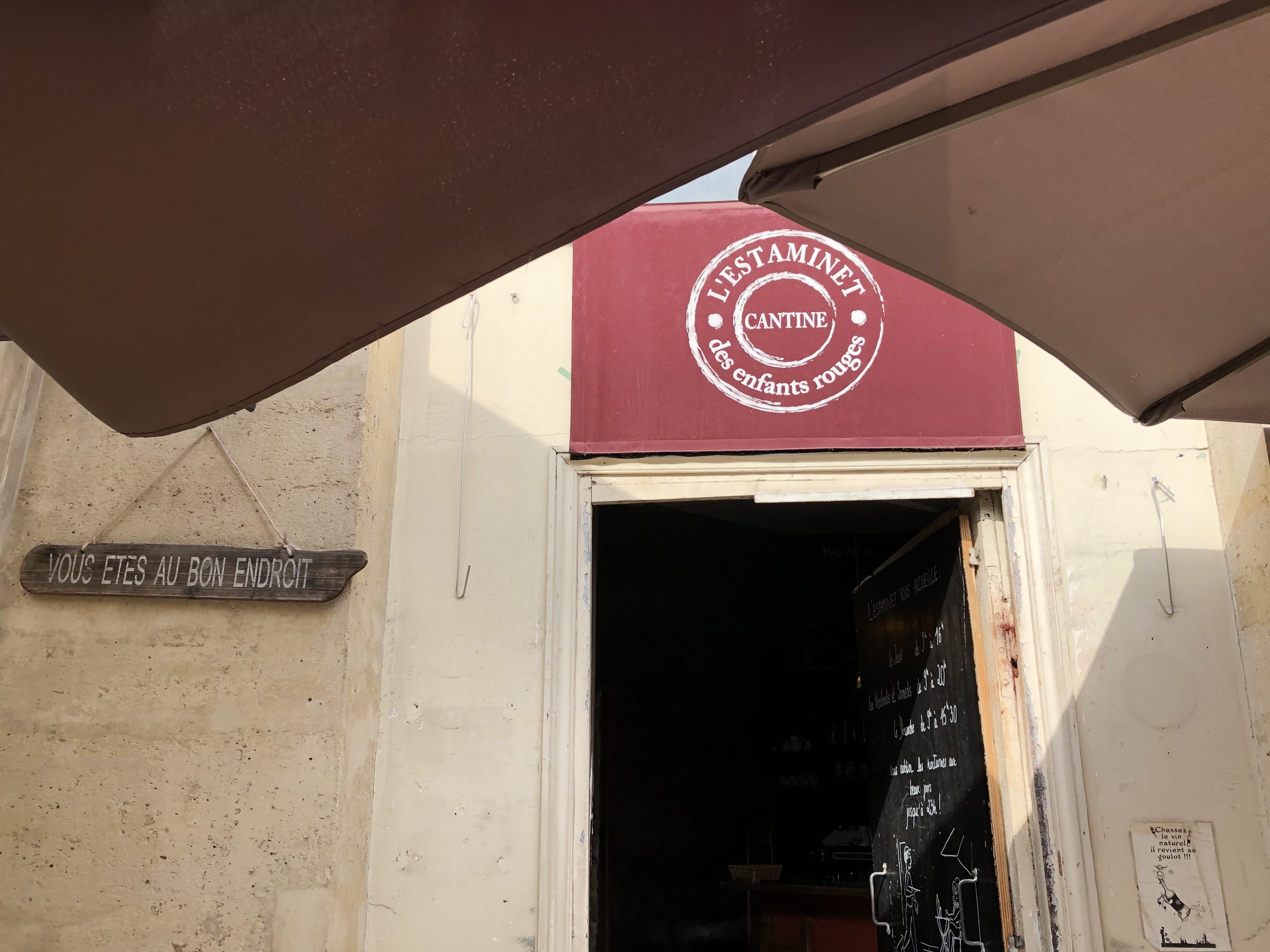 L'Estaminet cantine des enfants rouges