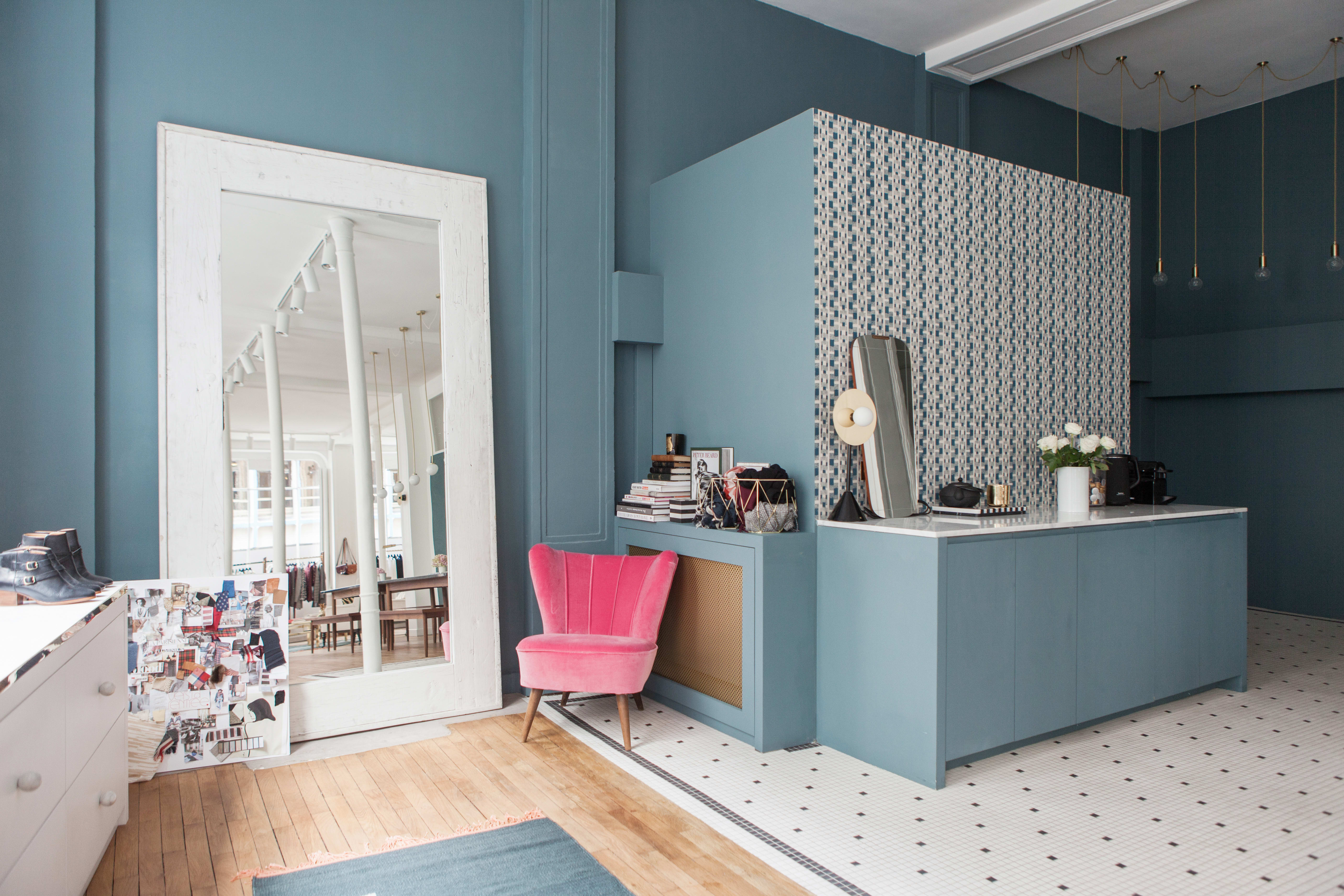 Sézane%252C appartement concept store%252C Paris 2015.