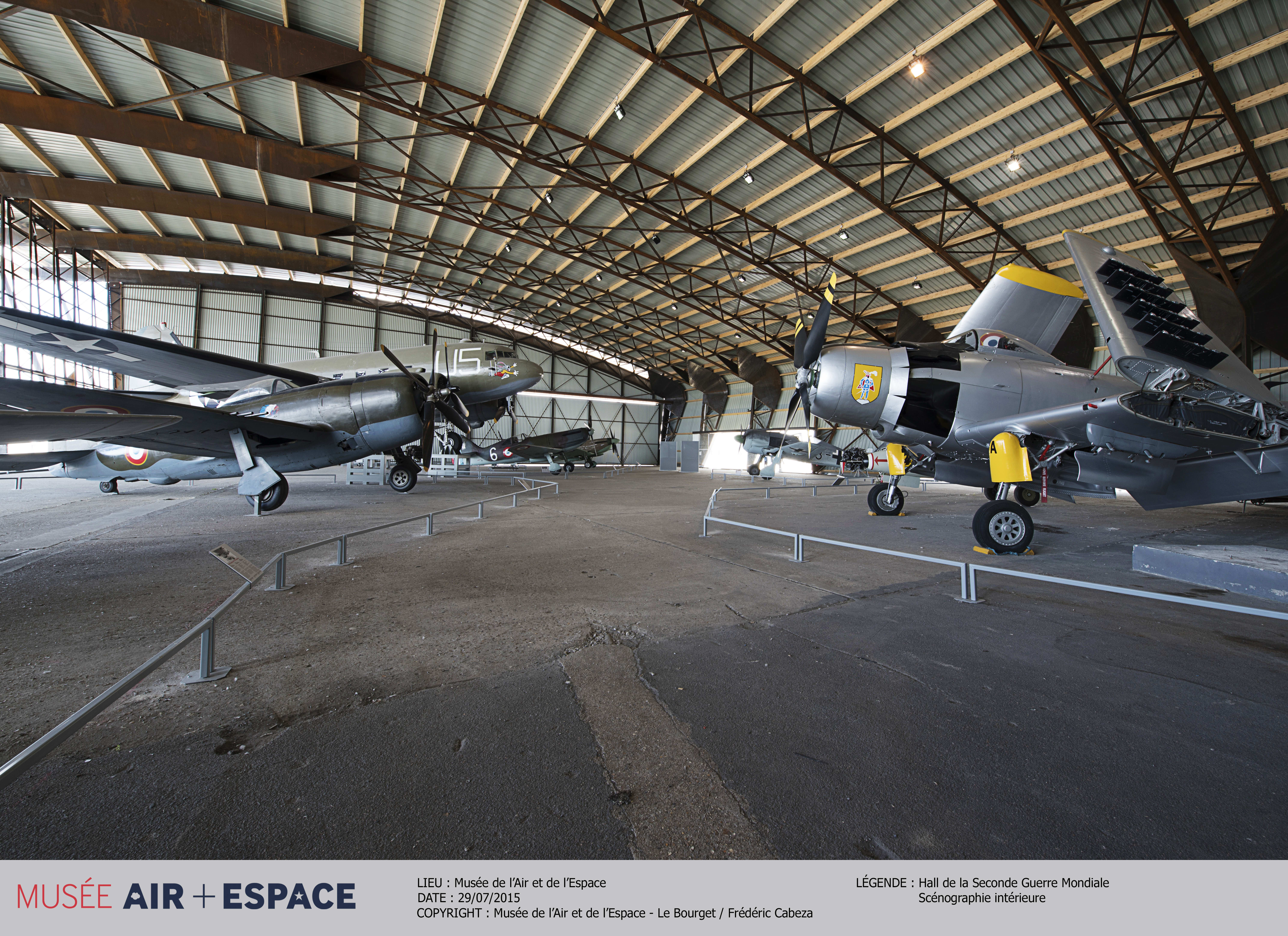 Scénographie du Hall de la Seconde Guerre Mondiale