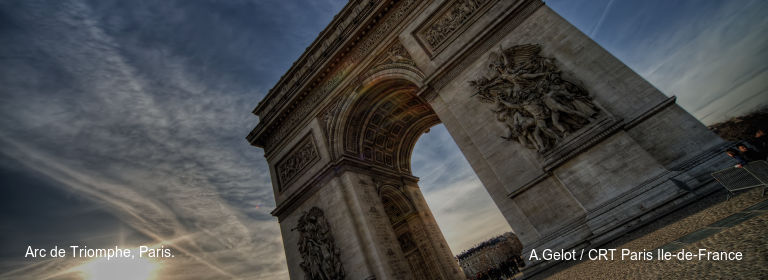 Arc de Triomphe, Paris. A.Gelot / CRT Paris Ile-de-France