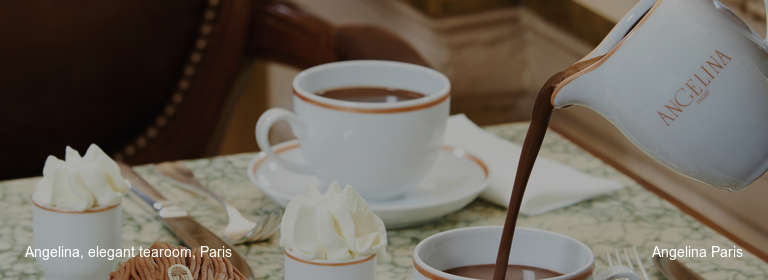 Angelina, elegant tearoom, Paris