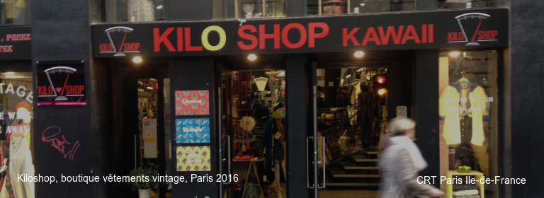 Kiloshop, boutique vêtements vintage, Paris 2016